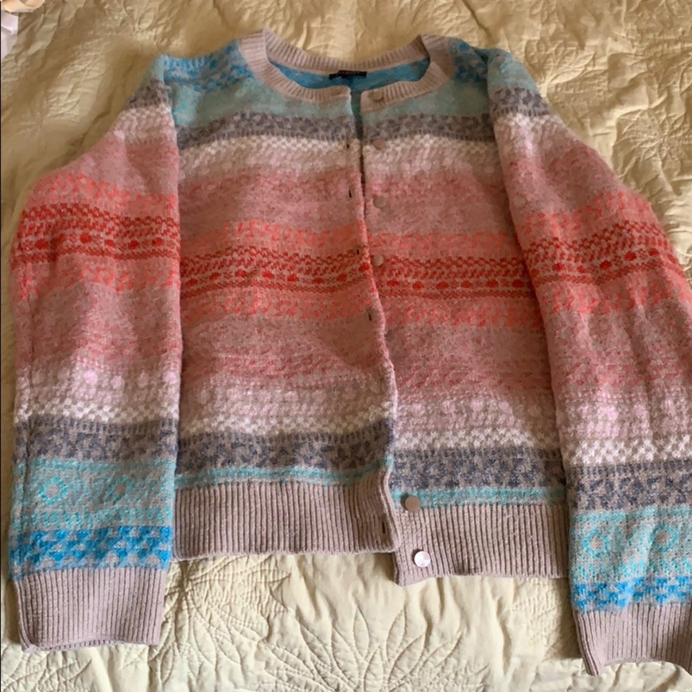 Talbots large lambs wool mohair and nylon sweater